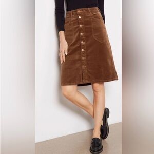 Kut From The Kloth Brown Corduroy
Mid Length Skirt Size 8